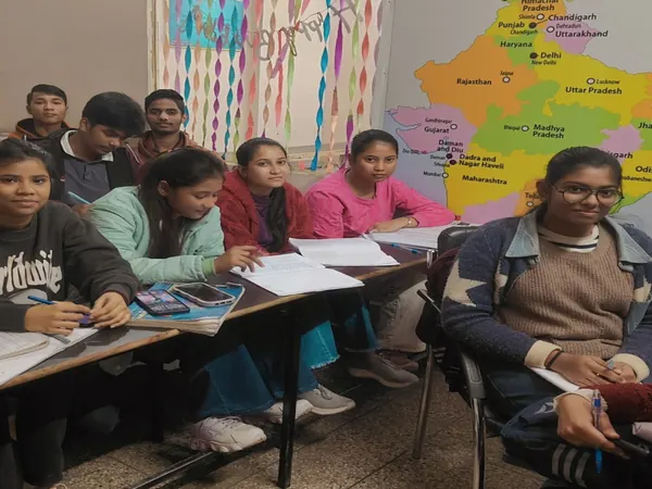 Students preparing for NIOS On Demand 12th exam