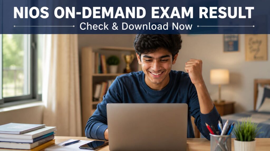 nios on demand exam result