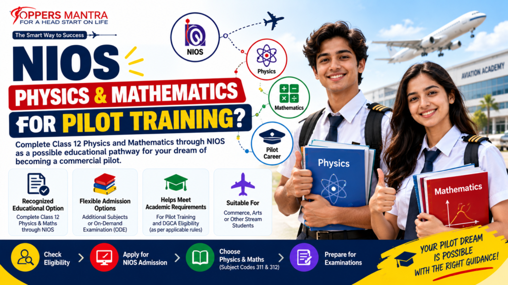 NIOS Pilot Admission Examination: Physics & Math 2027
